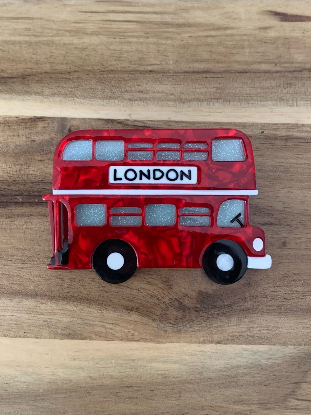Erstwilder Double-Decker Brooch London bus pin NWOT